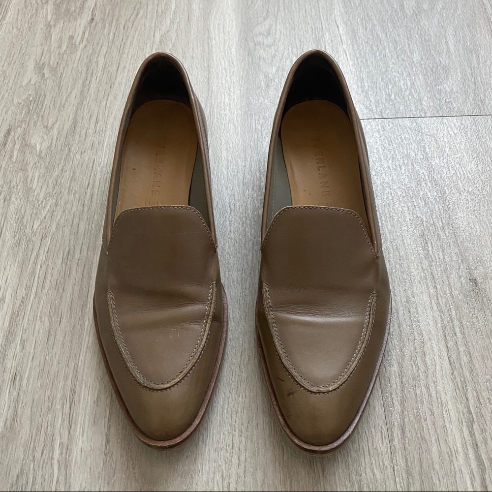Everlane Modern Loafers in Olive
